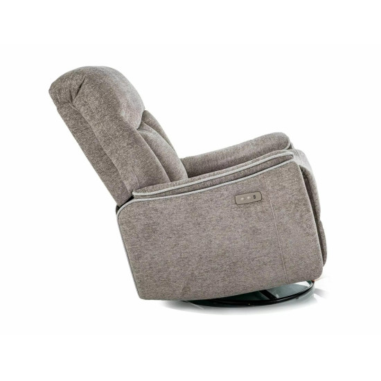 Кресло реклайнер электрическое Odys Raven Серая ткань / Черный каркас 2