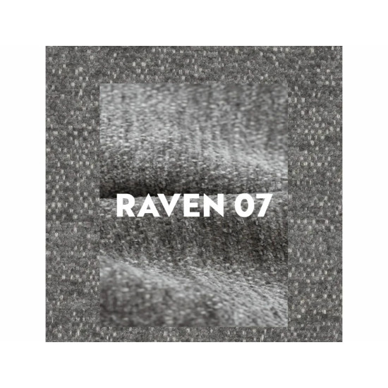 Кровать двуспальная мягкая Montreal Raven 160×200 Серая ткань 3