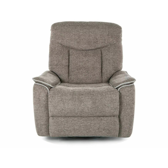 Кресло реклайнер электрическое Odys Raven Серая ткань / Черный каркас 3