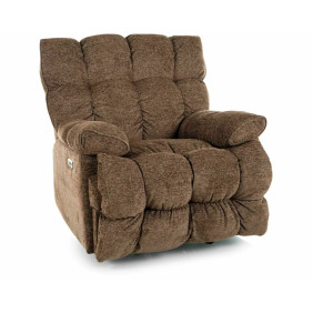 Кресло реклайнер электрическое Homer Raven Капучино ткань / Черный каркас