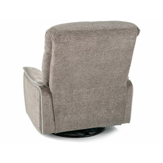 Кресло реклайнер электрическое Odys Raven Серая ткань / Черный каркас 4