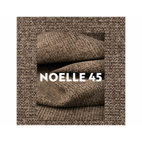 Стул кухонный обеденный мягкий Nao Noelle Капучино ткань / Черный каркас 5