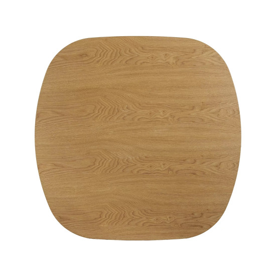 Стіл журнальний кавовий Kuma 80×80 см Дуб 2