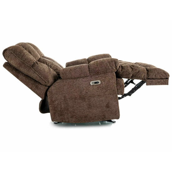 Кресло реклайнер электрическое Homer Raven Капучино ткань / Черный каркас 3