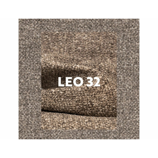 Стул кухонный обеденный мягкий Azalia Leo Темно-бежевая ткань / Черный каркас 7