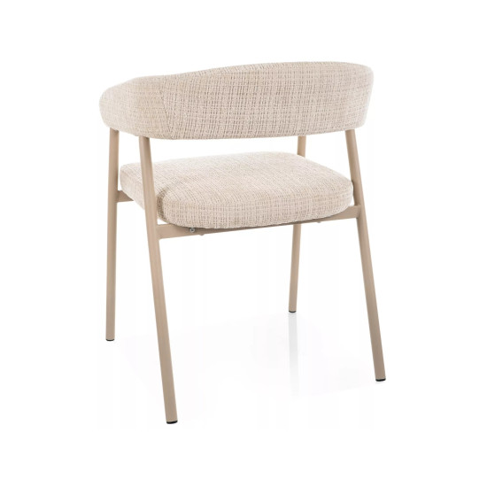 Стул кухонный обеденный мягкий Katana Бежевая ткань / Кашемир каркас 4