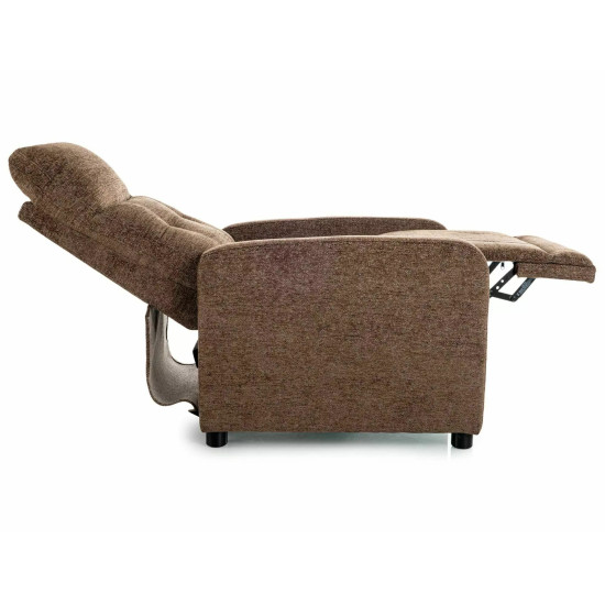 Кресло реклайнер Otus Raven Капучино ткань / Черный каркас 3