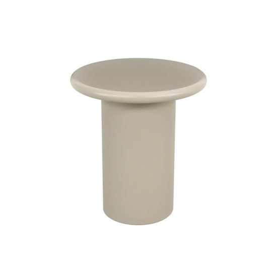 Стол журнальный кофейный Tip ø45 см Темный беж 1