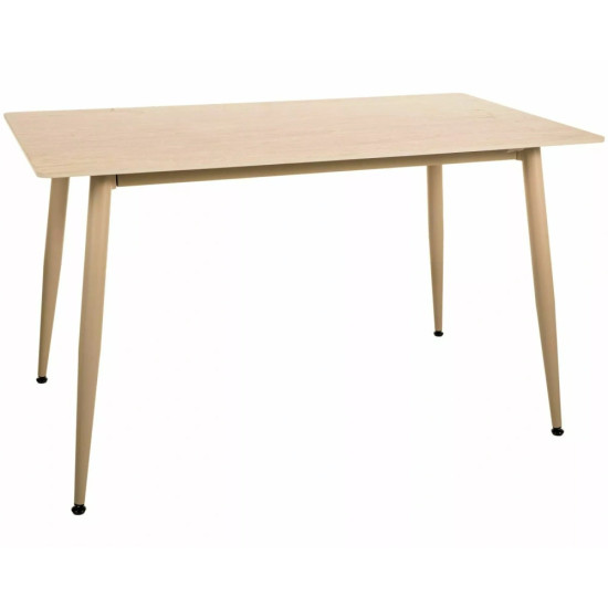 Стол обеденный кухонный Rion 130×70 см Керамика Беж / Кашемир каркас 1