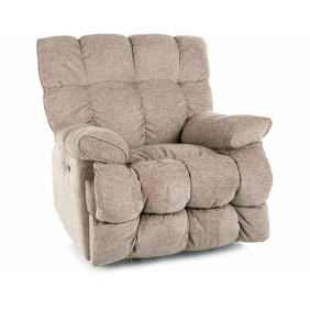 Кресло реклайнер электрическое Homer Raven Темно-бежевая ткань / Черный каркас