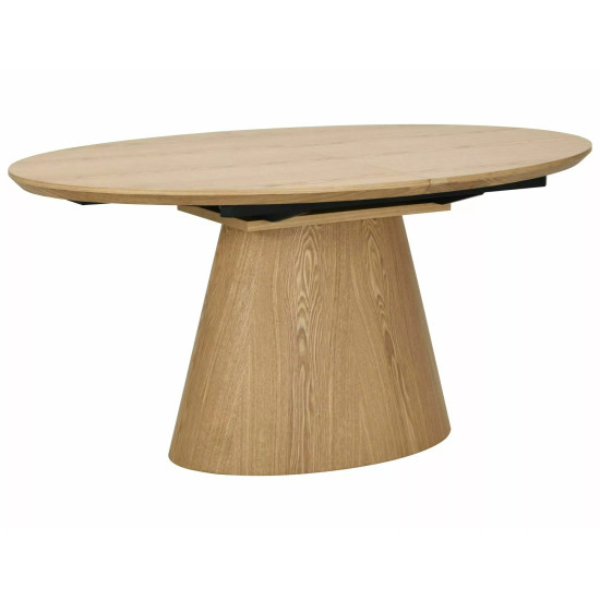 Стол обеденный раскладной кухонный Marocco (160–200)×100 см МДФ + шпон Дуб / Дуб каркас 4