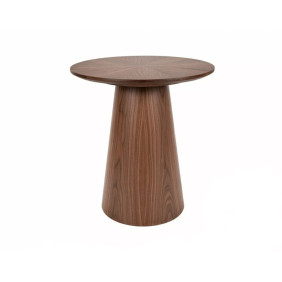 Стол журнальный кофейный Angel ø45 см Орех