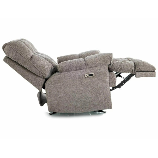 Кресло реклайнер электрическое Homer Raven Серая ткань / Черный каркас 4