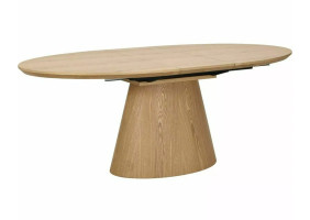 Стол обеденный раскладной кухонный Marocco (160–200)×100 см МДФ + шпон Дуб / Дуб каркас