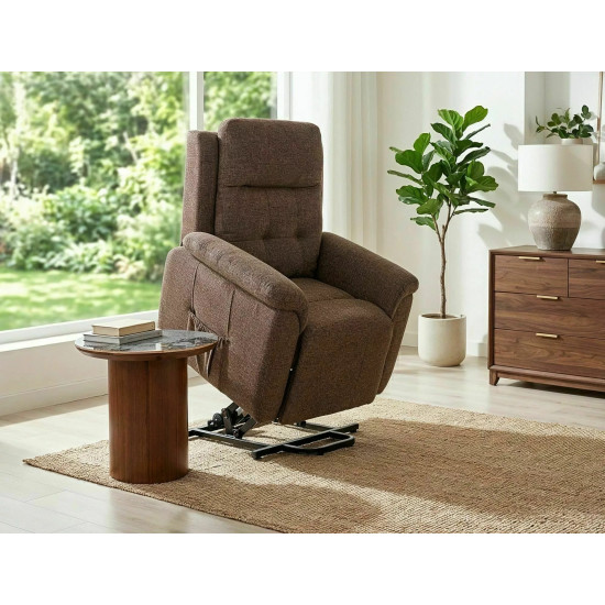 Стол журнальный кофейный Rondo ø45 см Белый / Орех 6