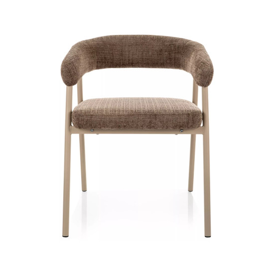 Стул кухонный обеденный мягкий Katana Капучино ткань / Кашемир каркас 5