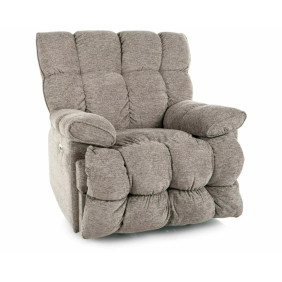 Крісло реклайнер електричне Homer Raven Сіра тканина / Чорний каркас