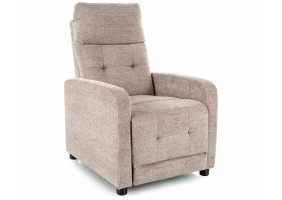 Кресло реклайнер Otus Raven Темно-бежевая ткань / Черный каркас