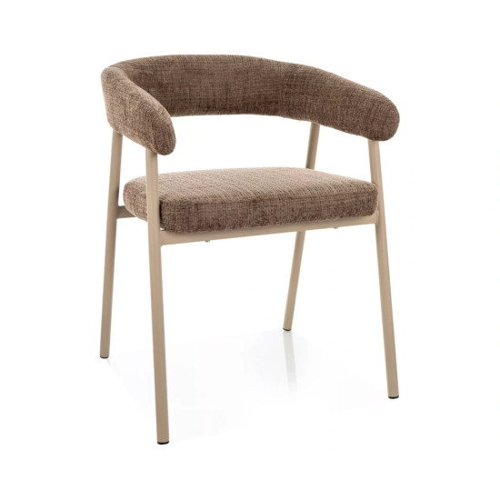 Стул кухонный обеденный мягкий Katana Капучино ткань / Кашемир каркас 1