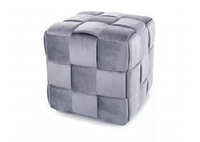 Пуф CASEL VELVET серый Тк.252 CASELVSZ