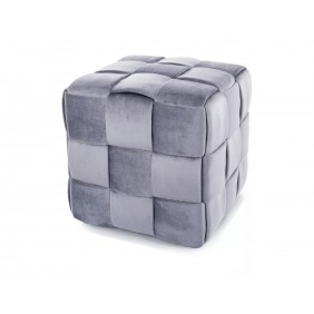 Пуф CASEL VELVET серый Тк.252 CASELVSZ