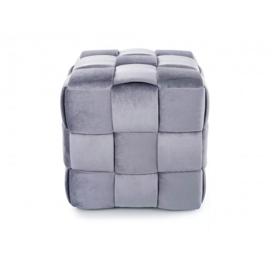 Пуф CASEL VELVET серый Тк.252 CASELVSZ 2