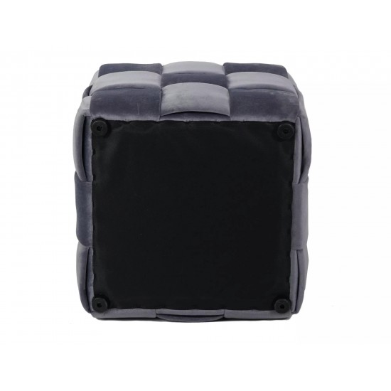 Пуф CASEL VELVET серый Тк.252 CASELVSZ 3
