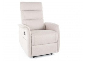 Кресло-реклайнер раскладное SOLON M BREGO (функция массажа) светлый беж 22 SOLONMBRJBE22