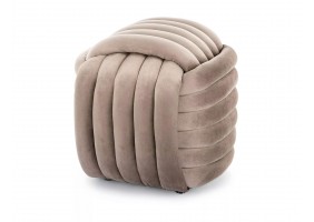 Пуф BRUNI VELVET темный беж Тк.251 BRUNIVCB