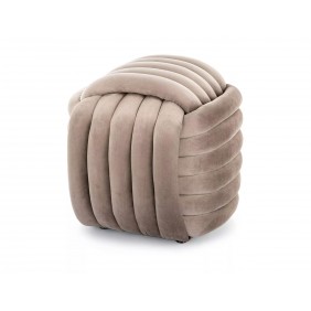 Пуф BRUNI VELVET темный беж Тк.251 BRUNIVCB