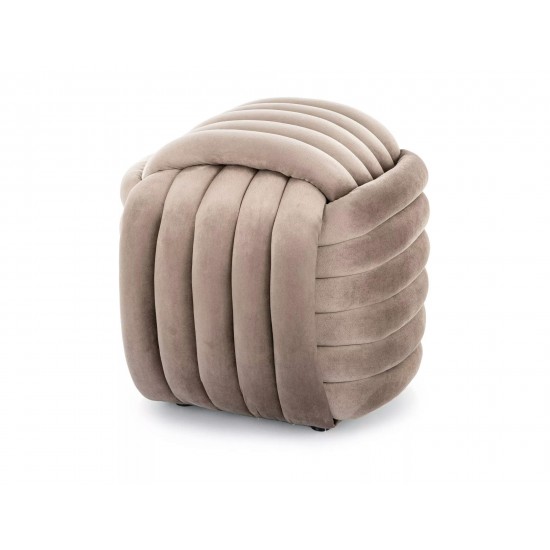 Пуф BRUNI VELVET темный беж Тк.251 BRUNIVCB 1