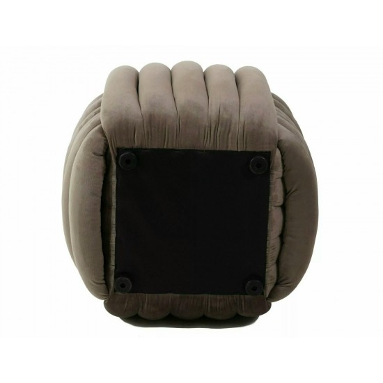 Пуф BRUNI VELVET темный беж Тк.251 BRUNIVCB 3