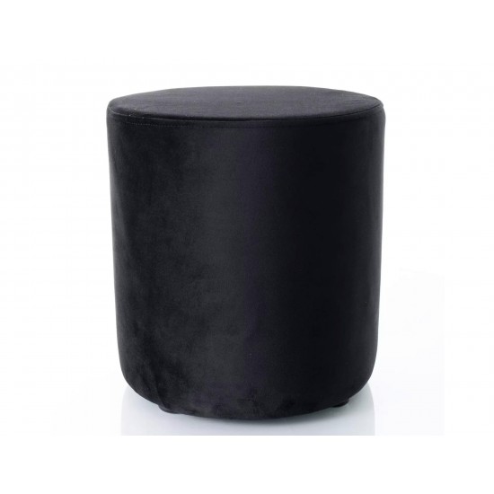 Пуф DOTI B VELVET черный BL.19 d.38 DOTIBV19 1