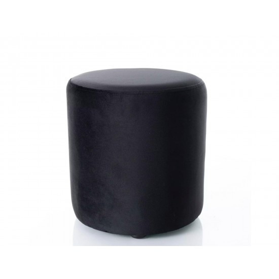 Пуф DOTI C VELVET чорний BL.19 d.33 DOTICV19 1