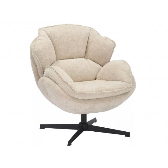 Кресло BETTY черный каркас / беж Тк.241 BETTYBE 1