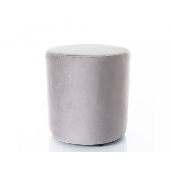 Пуф DOTI C VELVET серый BL.13 d.33 DOTICV13 1