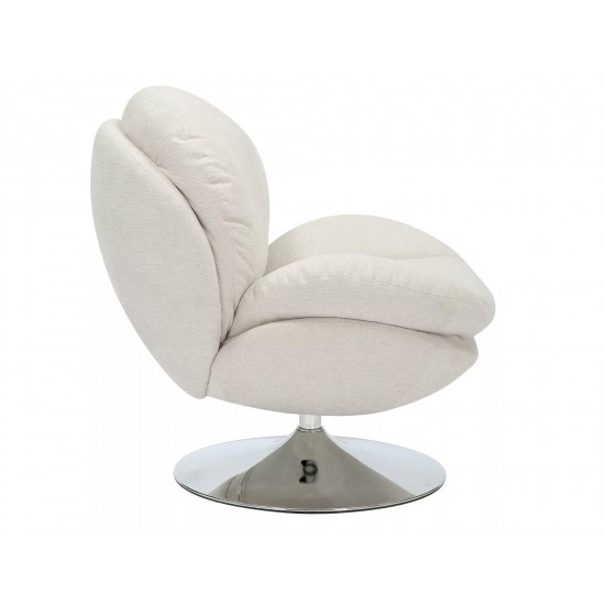 Кресло BRIGITTE BREGO хром каркас / светлый беж 22 BRIGITTEBRJBE22 4