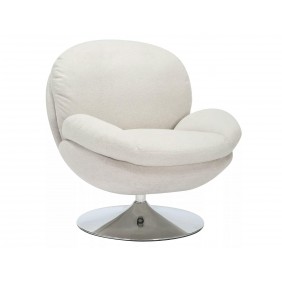 Кресло BRIGITTE BREGO хром каркас / светлый беж 22 BRIGITTEBRJBE22