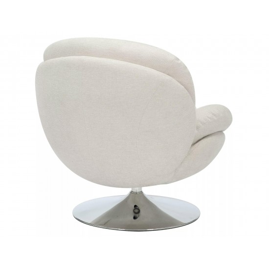 Кресло BRIGITTE BREGO хром каркас / светлый беж 22 BRIGITTEBRJBE22 2