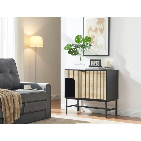 Комод MAGO K3 40х75 дуб / черный мат MAGOK3 2