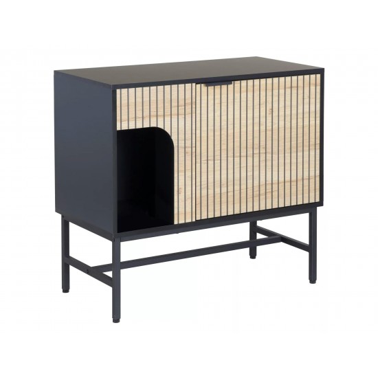 Комод MAGO K3 40х75 дуб / черный мат MAGOK3 1