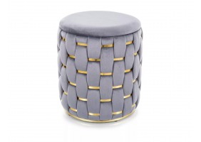 Пуф TIARA VELVET сірий Тк.252 TIARAVSZ