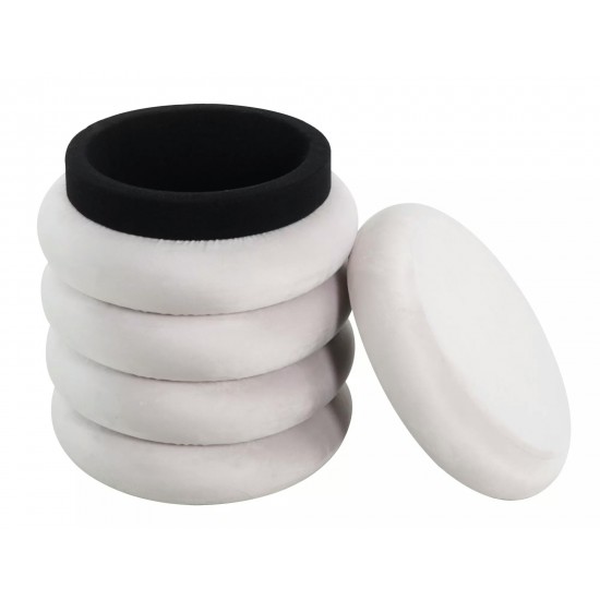 Пуф CALVI VELVET світлий беж Тк.250 CALVIVJB 2