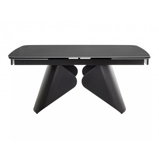 Стол обеденный раскладной ARMANDO 160(240)*90 черный ARMANDOC160 5