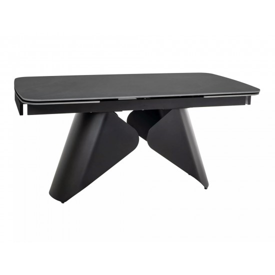 Стол обеденный раскладной ARMANDO 160(240)*90 черный ARMANDOC160 4