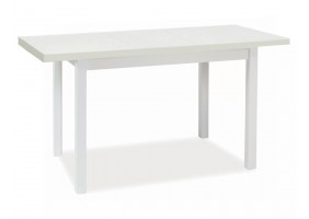 Стол обеденный раскладной ADAM 90(125)*65 белый мат ADAMBM90125