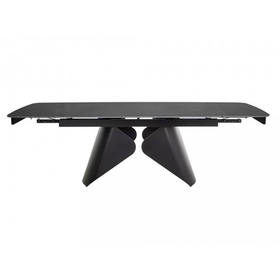 Стол обеденный раскладной ARMANDO 160(240)*90 черный ARMANDOC160 6