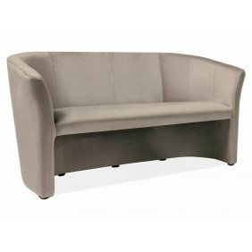 Софа TM-3 VELVET темный беж / венге BL.40 TM3V40