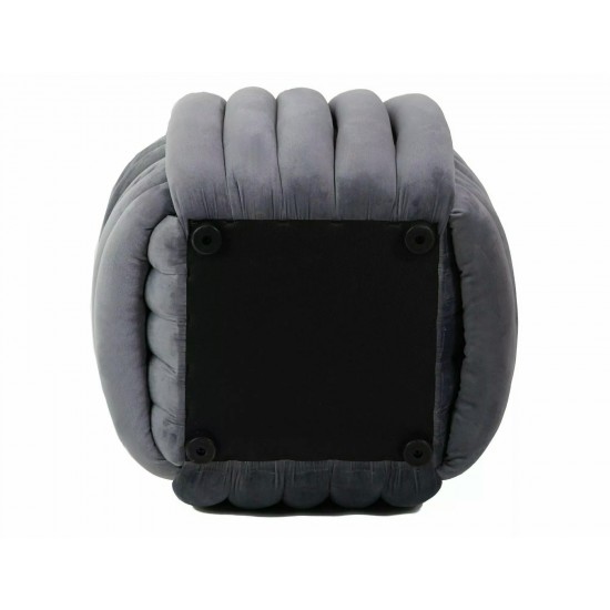 Пуф BRUNI VELVET серый Тк.252 BRUNIVSZ 3