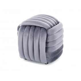 Пуф BRUNI VELVET серый Тк.252 BRUNIVSZ
